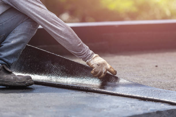 Professional Basement Waterproofing technician working in Moores Hill, IN